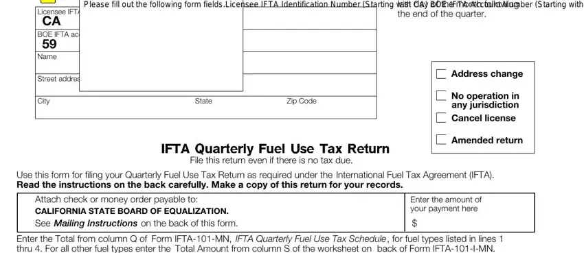 ifta quarterly fuel use tax return writing process outlined (portion 1)