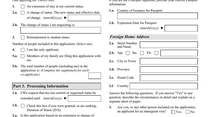 Writing part 3 of i 539 form download