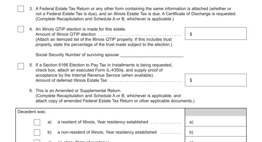 illinois estate tax form 700 instructions conclusion process explained (portion 3)