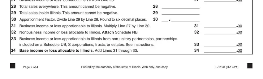 Tips to fill in 2020 il form 1120 portion 5