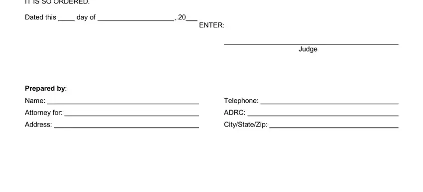 Stage # 3 of submitting Illinois Form 171 371