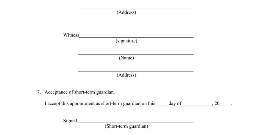 I accept this appointment as, day of, and signature in illinois in guardianship