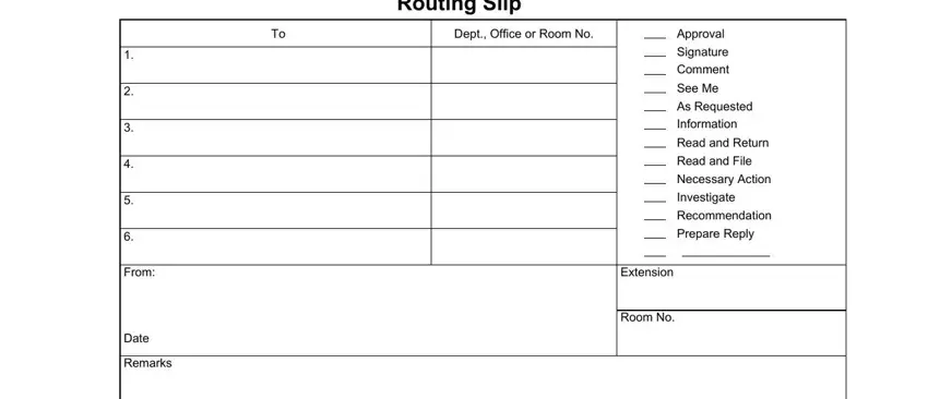 How you can fill in payout slips template step 1
