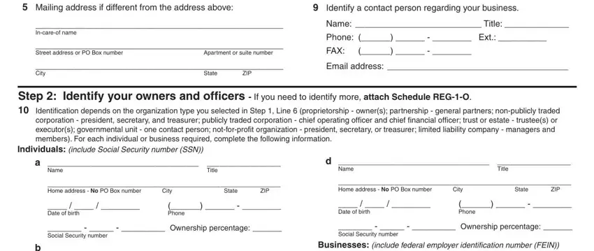 part 2 to entering details in FEIN