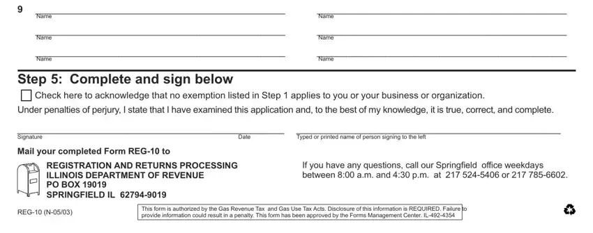 How one can fill in Purchaser step 2