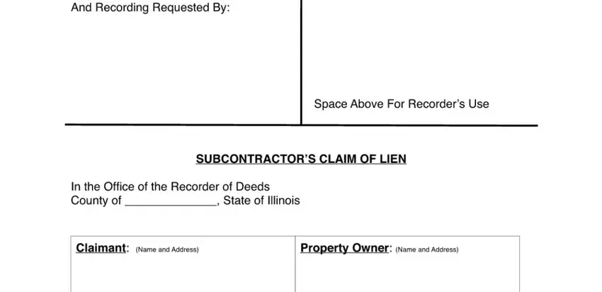 Simple tips to fill in illinois lien notice stage 4