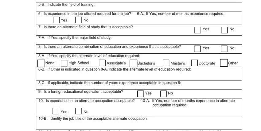 Part no. 5 for filling in 9089