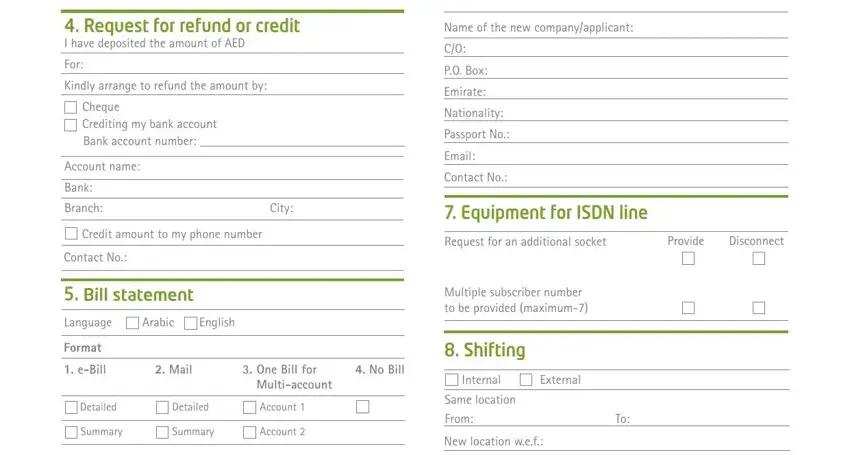 Ways to complete how to transfer etisalat sim card ownership step 4