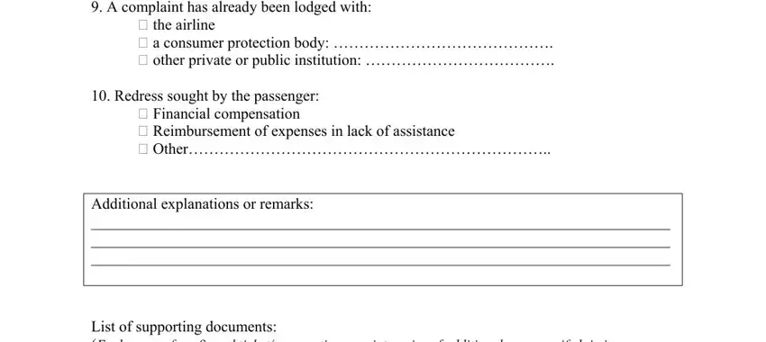Best ways to fill in eu passanger rights complaint form part 4