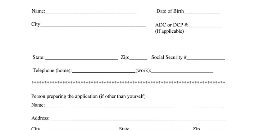 Filling out segment 1 in clemency forms arkansas