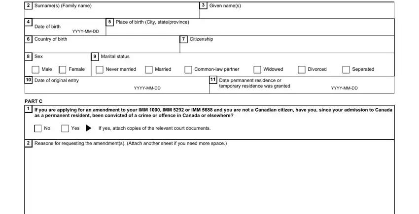 Part number 4 of completing imm 5292 form pdf
