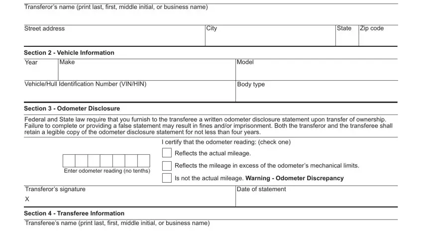 Simple tips to prepare utah odometer disclosure statement step 1