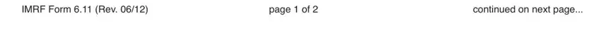 Imrf Form 6 11 conclusion process clarified (part 1)