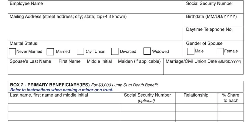 Completing part 1 of form 611a