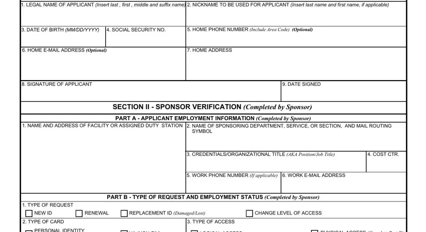 form request identity writing process explained (step 1)