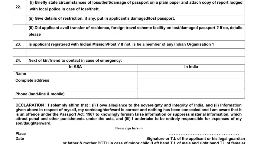Find out how to prepare riyadh indian passport renewal portion 4