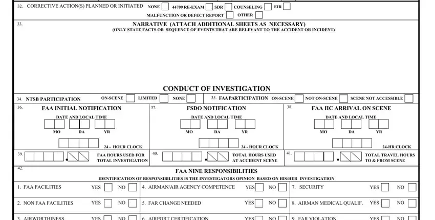 Ways to fill in faa form 23 stage 5