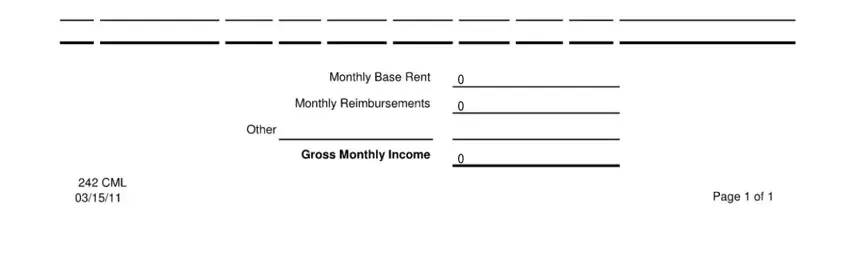 this field, next field, and other fields of rent roll form excel