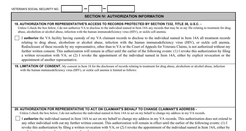 How you can fill in va form 21 22a fillable stage 3