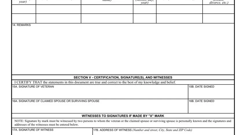don't use va form 21 4138 completion process detailed (portion 4)