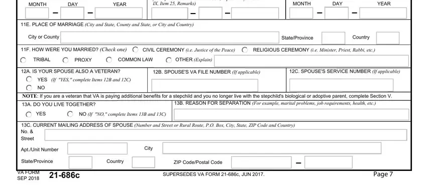 Best ways to prepare va form 21 686c fillable stage 2