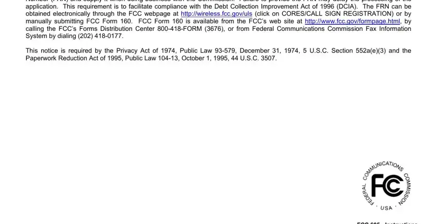 fcc forms writing process described (portion 1)