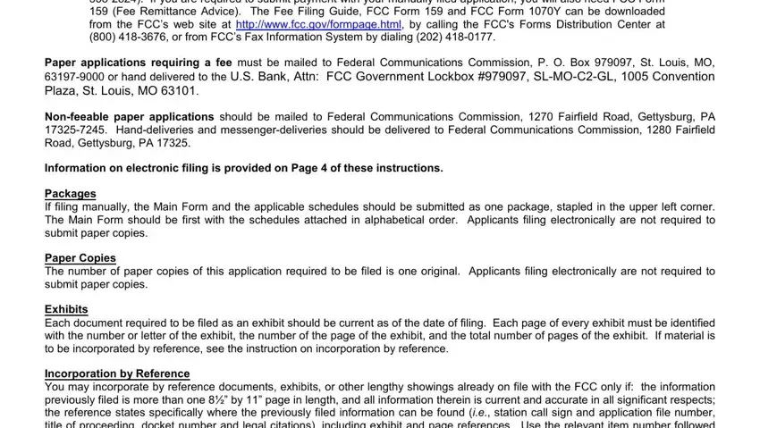 fcc forms writing process described (part 2)