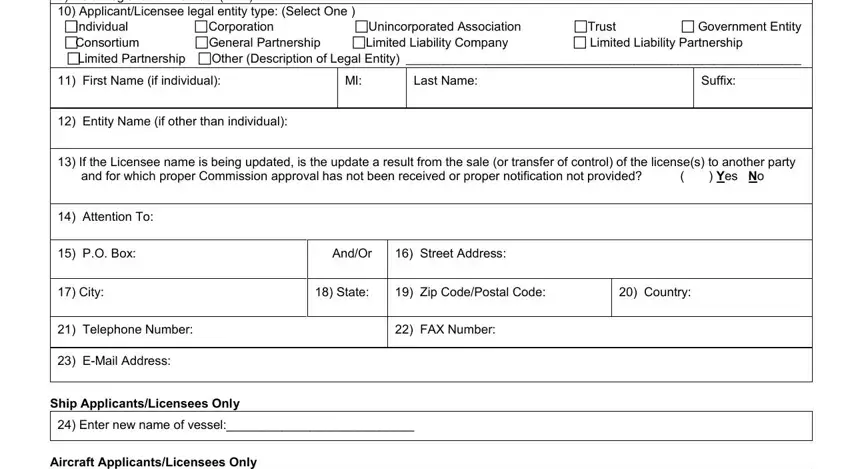 Best ways to complete fcc forms portion 4