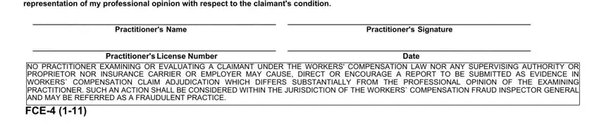 Date, Practitioners Signature, and NO PRACTITIONER EXAMINING OR inside mg 2 workers comp form