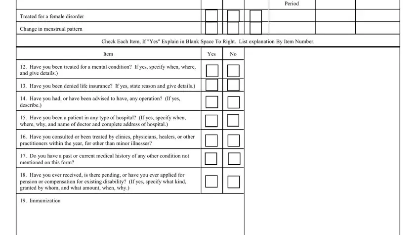 Stage number 5 of filling out fd 1065 form