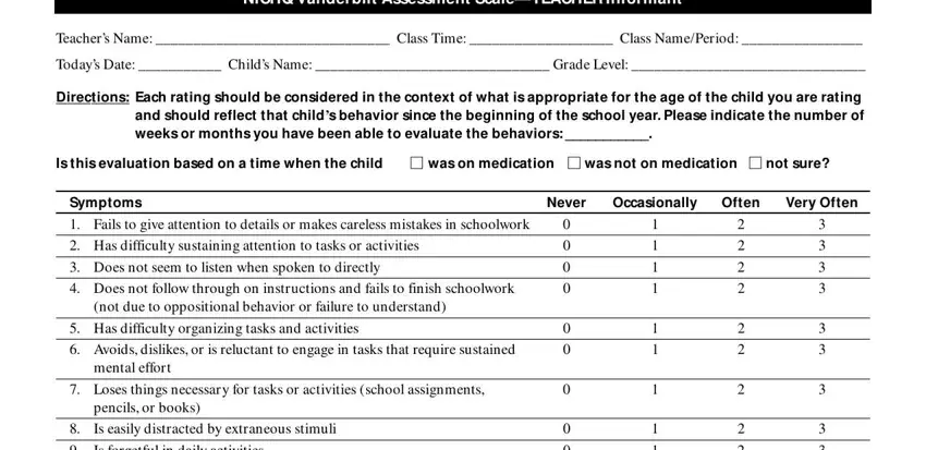 vanderbilt assessment scale conclusion process clarified (portion 1)