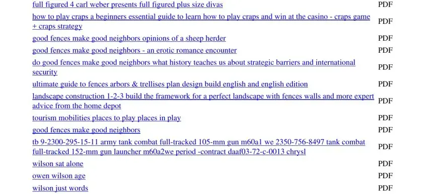 Tips on how to complete fences pdf part 5