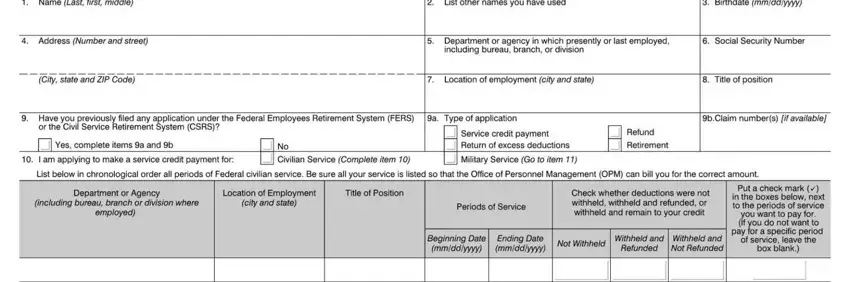 Tips to fill in ps form 3108 printable portion 1