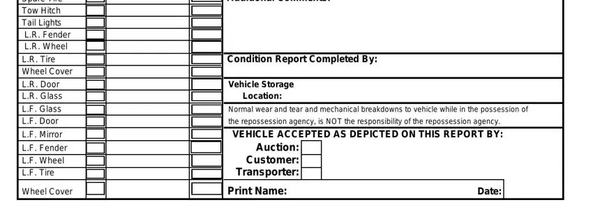 How to prepare car condition report online stage 3