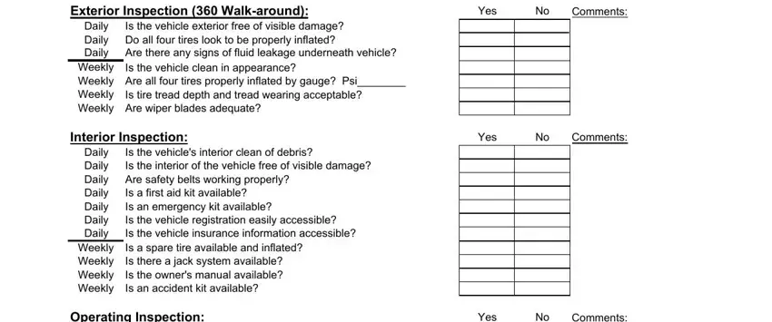 truck inspection checklist pdf completion process explained (part 1)