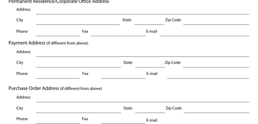 vendor information form template writing process explained (step 4)