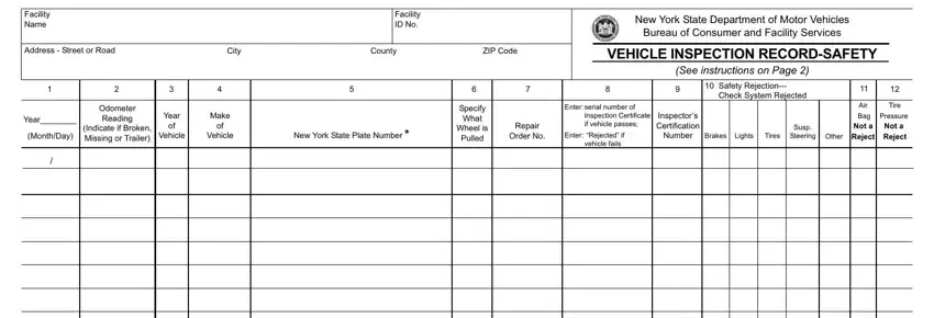 Filling out section 1 of new york state form vs 1074sd