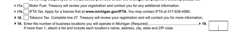 state of michigan form 518 completion process shown (part 3)