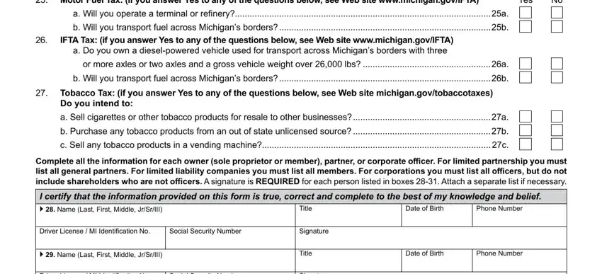 state of michigan form 518 conclusion process detailed (portion 5)