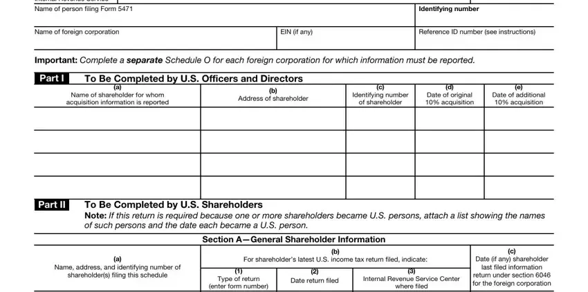 Form 5471 Schedule O completion process clarified (part 1)