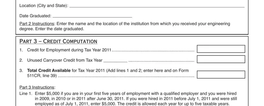 Filling in segment 2 of oklahoma tax form 564