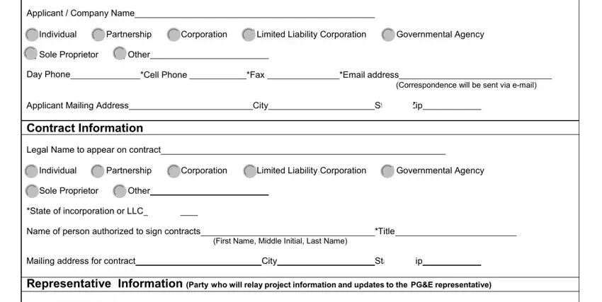 Filling in section 2 of Form 62 0686