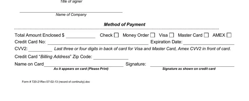 Form 720 21 writing process outlined (step 2)