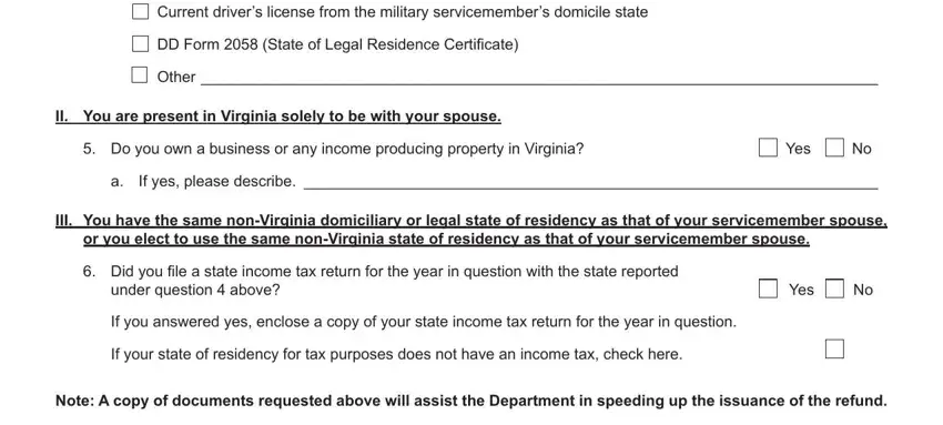 Other, Yes, and or you elect to use the same of Form 763 S Virginia