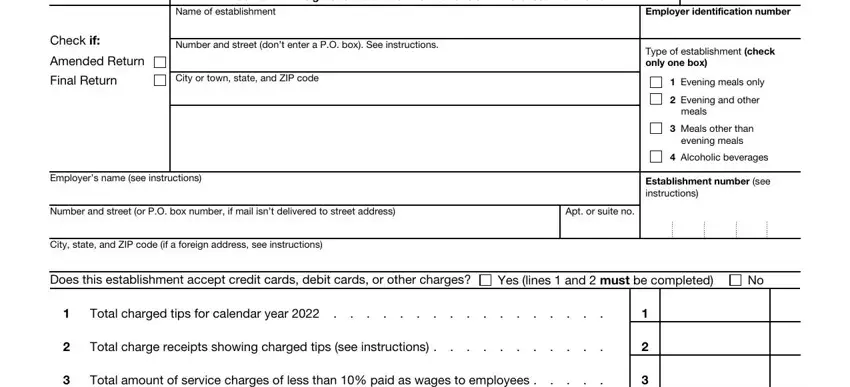 Find out how to prepare irs form 8027 stage 1