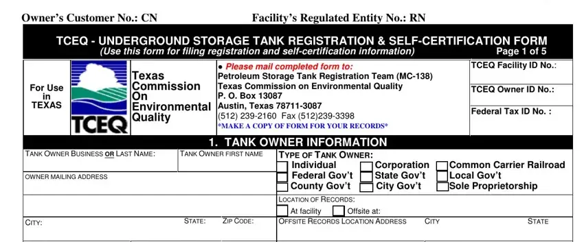tceq underground storage tank registration conclusion process clarified (stage 1)