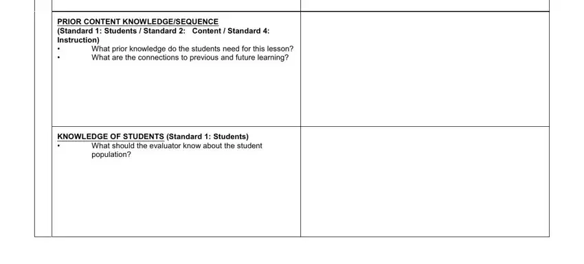 How one can prepare printable teacher observation form step 2