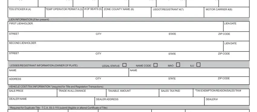 Simple tips to fill out tennessee title application form stage 2