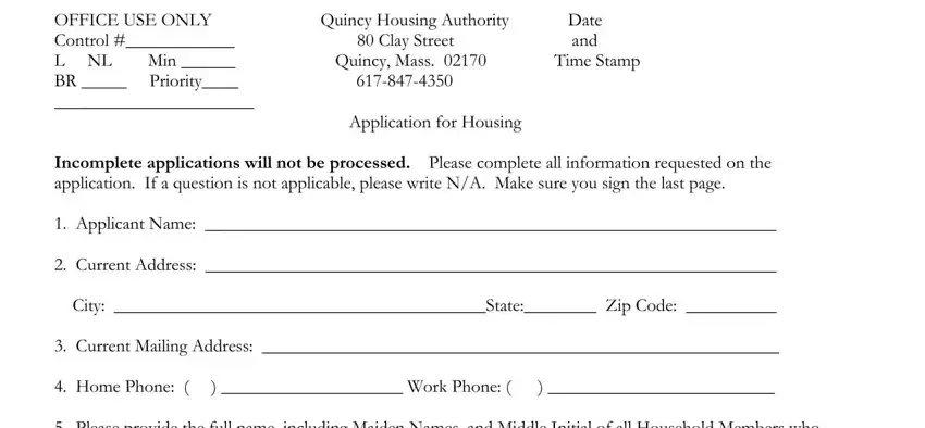 Learn how to prepare ma quincy housing application stage 1