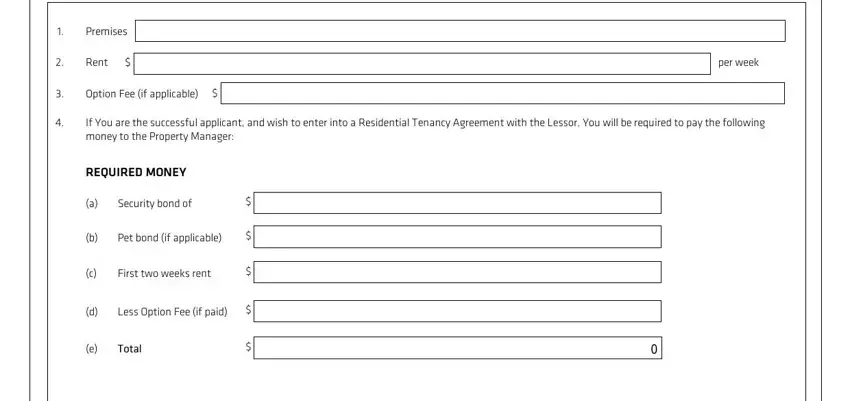 The best way to fill out rental application form wa part 2